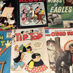 Mixed Lot of 11 Vintage Comic Books - 1950s And 1960s