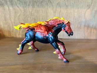 Safari Ltd Pyrois Fire Horse  *rare*