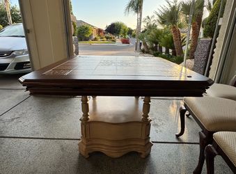 Convertible Dining Table with Storage Base