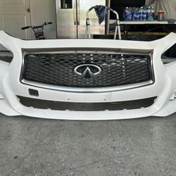 2014-2017 Infiniti q50 front bumper and taillights 