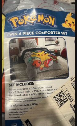Pokemon comforter set
