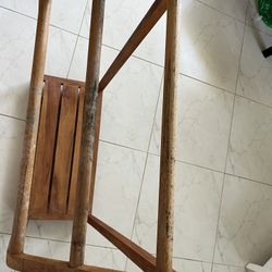 Teak wood Towel Holder