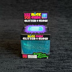 NEEDOH NICE CUBE GLITTER & GLOW BLUE