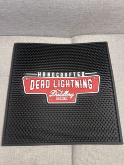 Hard Seltzer & Tea Bar Mat for Home Bar Accessories, Man Cave Decor, Coffee Station, Bartender Kitchen Counter Bar Pad, Waterproof Non Slip Durable PV