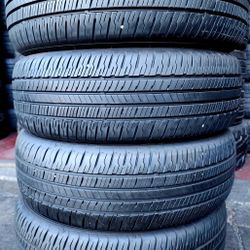 4 USED TIRES DUNLOP 225/60/18