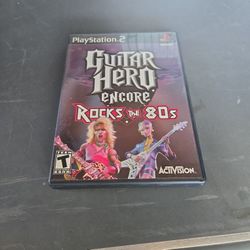 Guitar Hero Rocks the 80s PS2