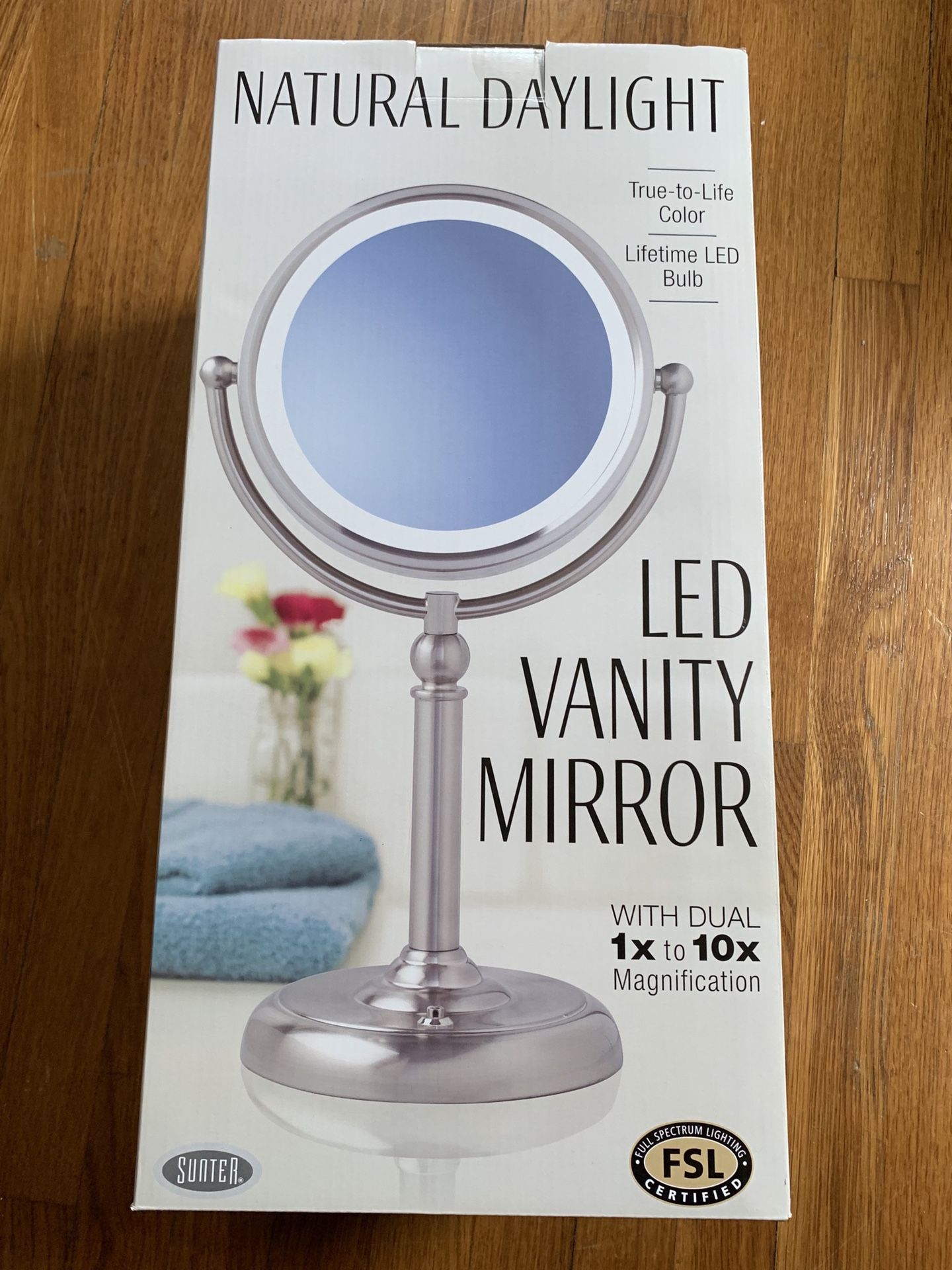 LED make up mirror