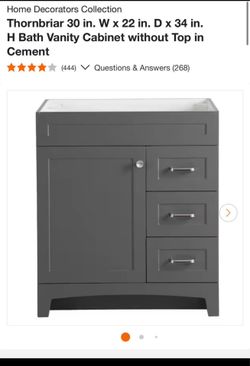 New 30 inch bathroom vanity
