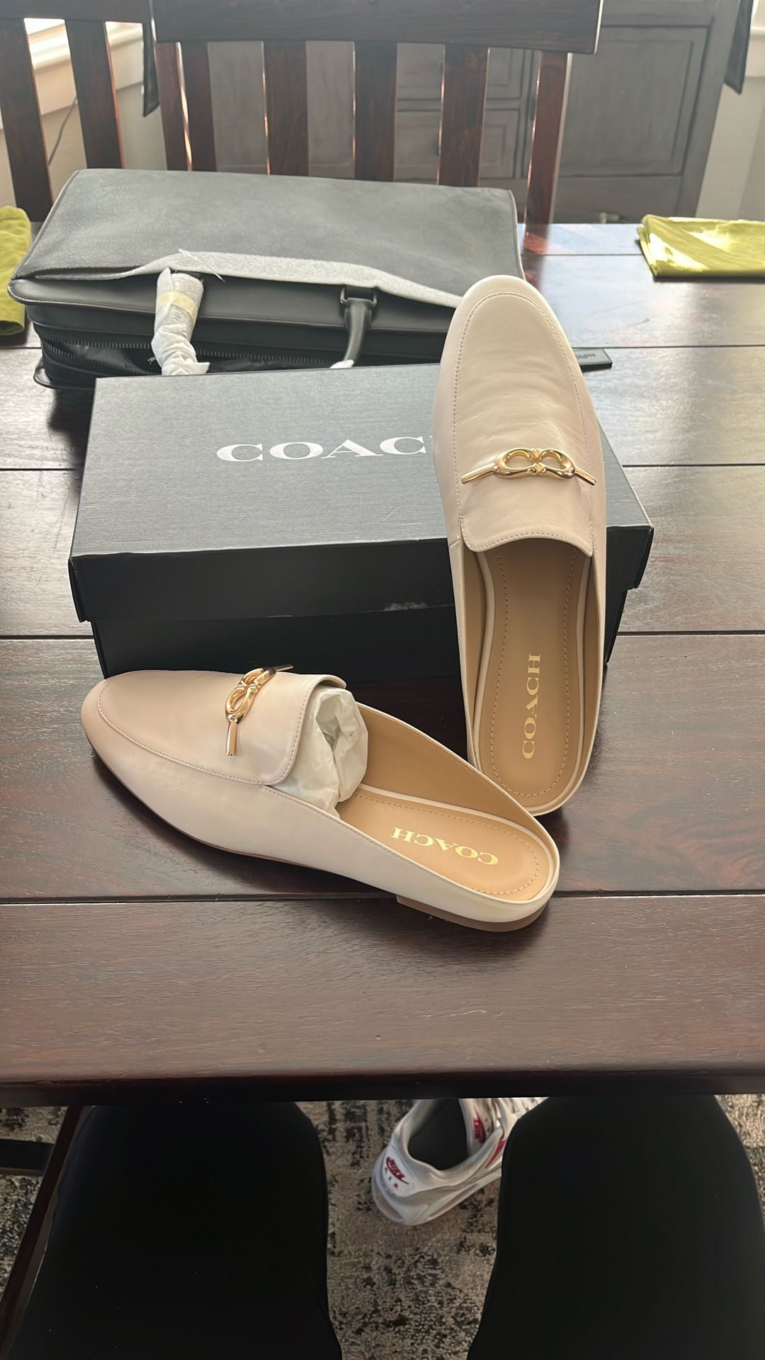 Coach Leather Slide Size 10