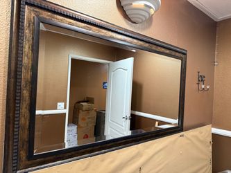 Large Decorative Framed Wall Mirror