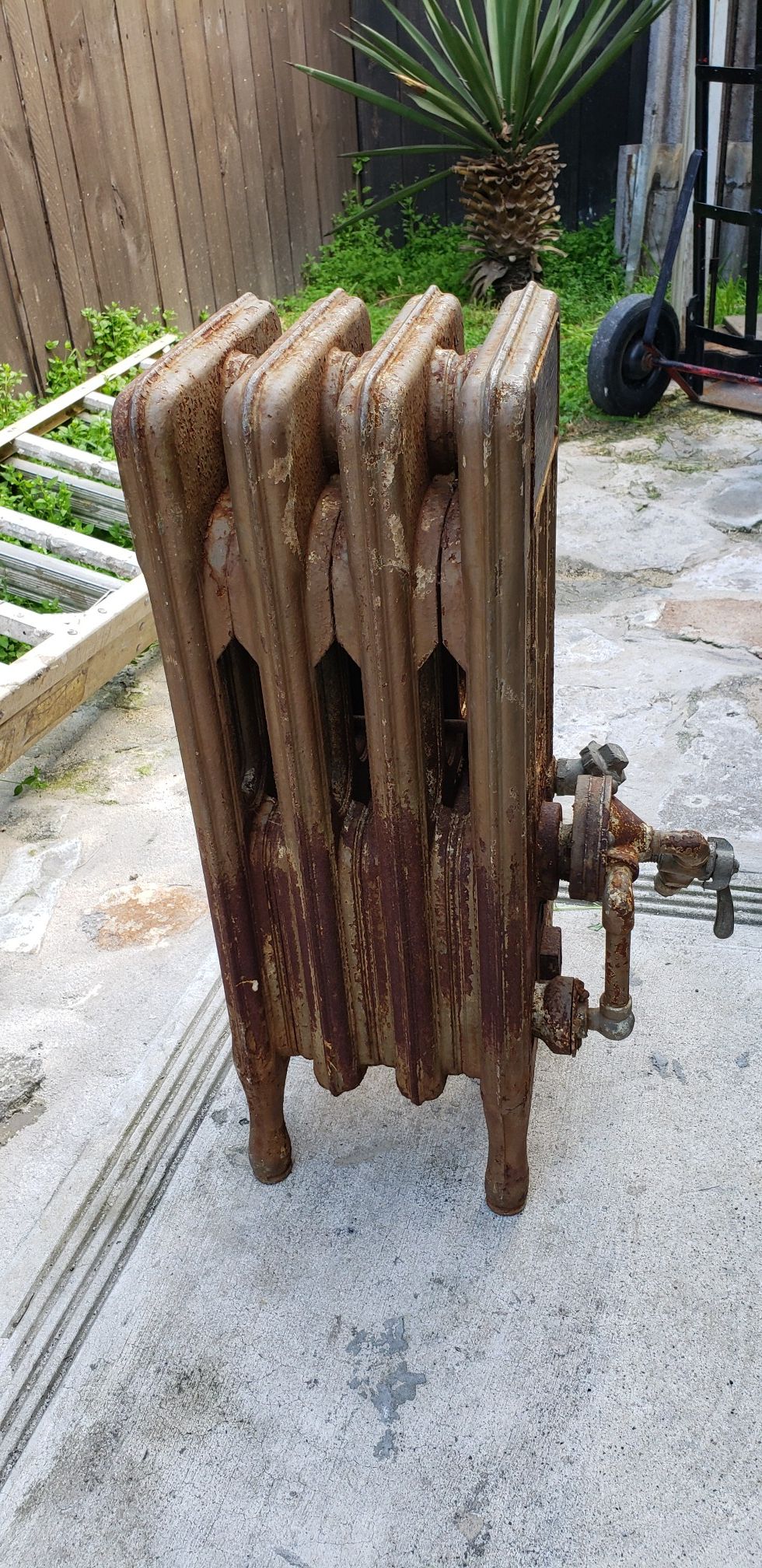 Vintage clow gasteam radiator