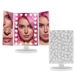 Impressions Vanity Hello Kitty Trifold LED Mirror, Desk Mirror