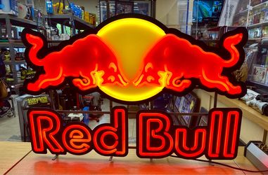 Red Bull 24x36 LED Neon Style Window Sign Light Up Wall Display