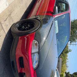 VIS Carbon Fiber Hood Eg Civic 