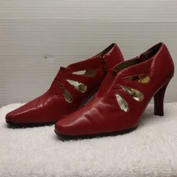 Women's Gladiator Style Shoes, Color Red/Burgundy Size 7M