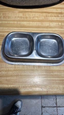 Stainless Steel Double Pet Food Bowl