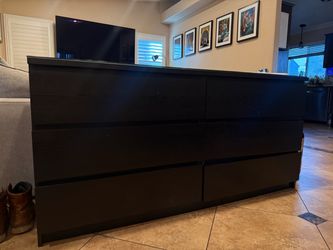 IKEA black dresser
