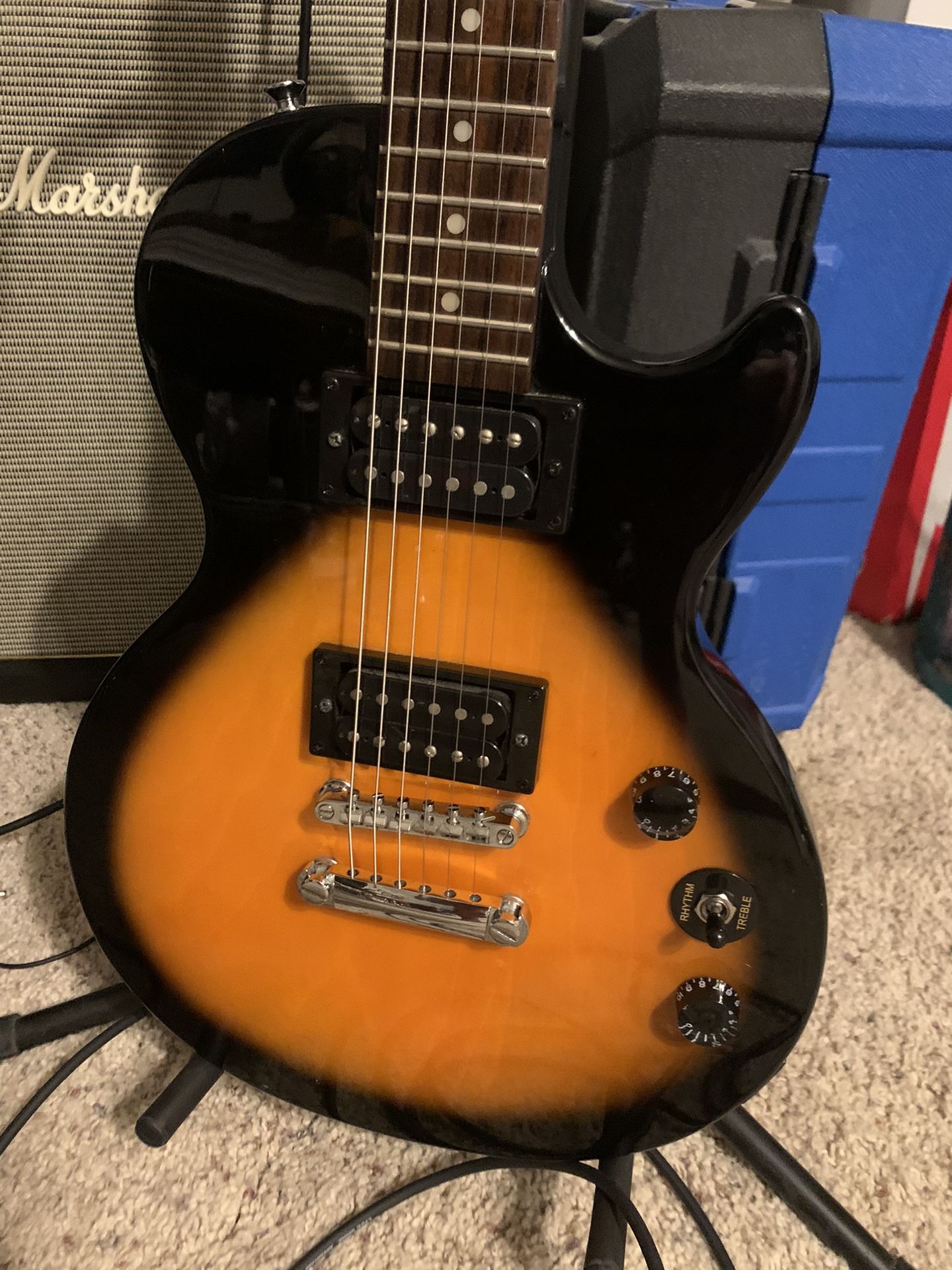 2016 Epiphone Les Paul Special II Electric Guitar - Vintage Sunburst!