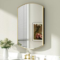 24" x 36" Arched Mirror Medicine Cabinet