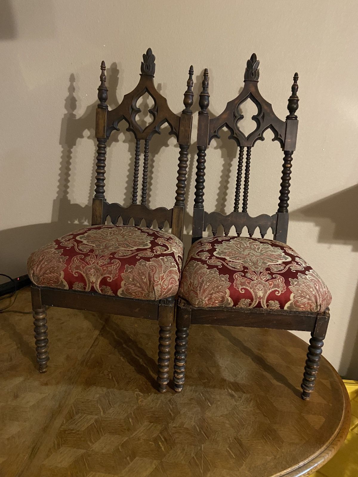 Antique Gothic Doll Chairs (Acolyte)