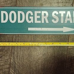 Dodger Stadium Aluminum Sign 16x4 Predrilled Holes. Seeall 12 pictures on this ad 4 more DODGERS SHIPPING AVAILABLE