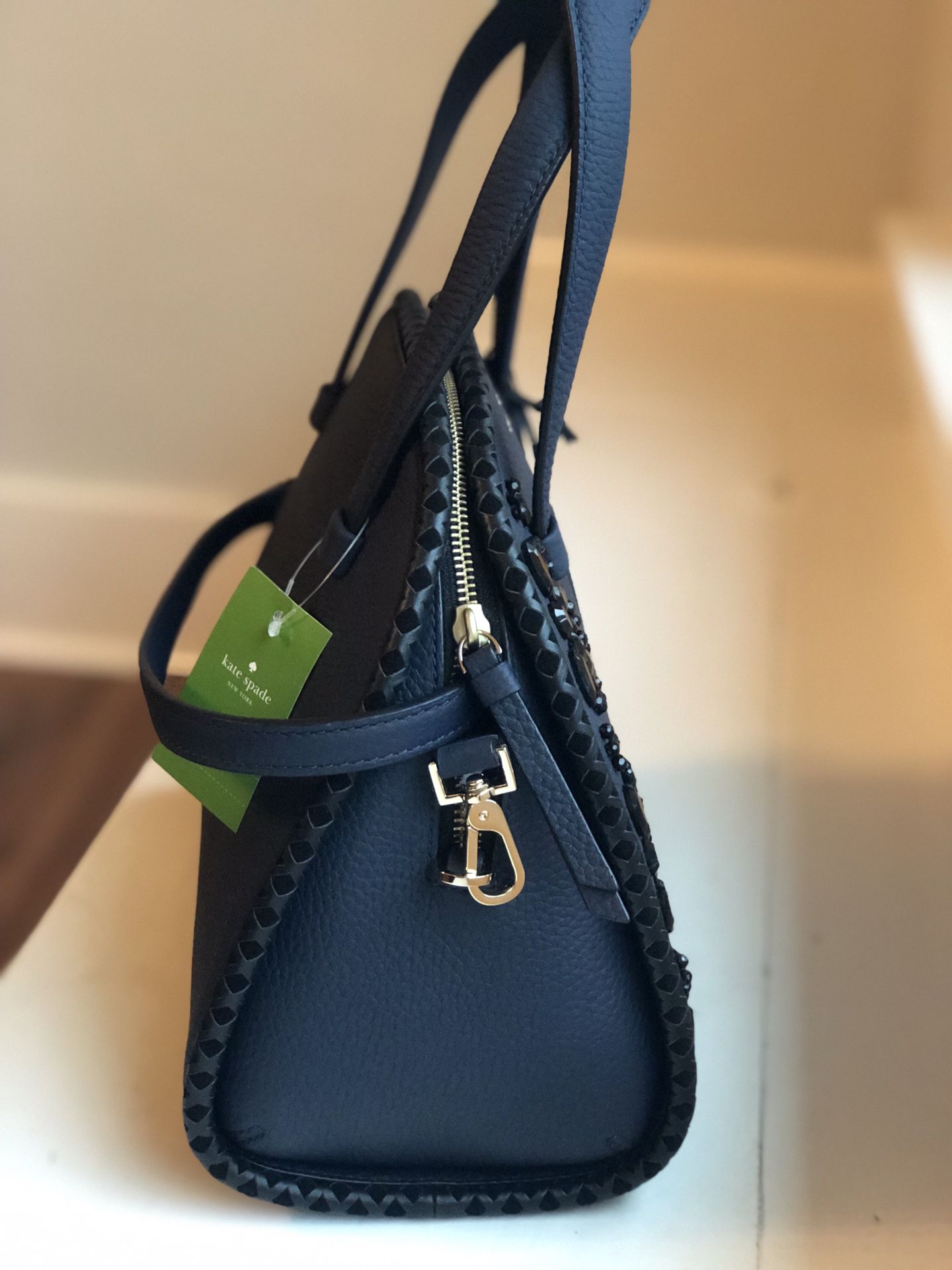Kate Spade Anderson Way reiley embellished satchel navy blue !!BRAND NEW  WITH TAGS!! for Sale in Burien, WA - OfferUp