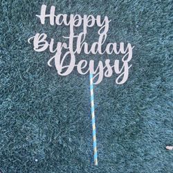 Happy Birthday Cake Topper
