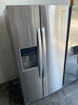 Counter Depth Whirlpool Side by Side Fridge Stainless Steel