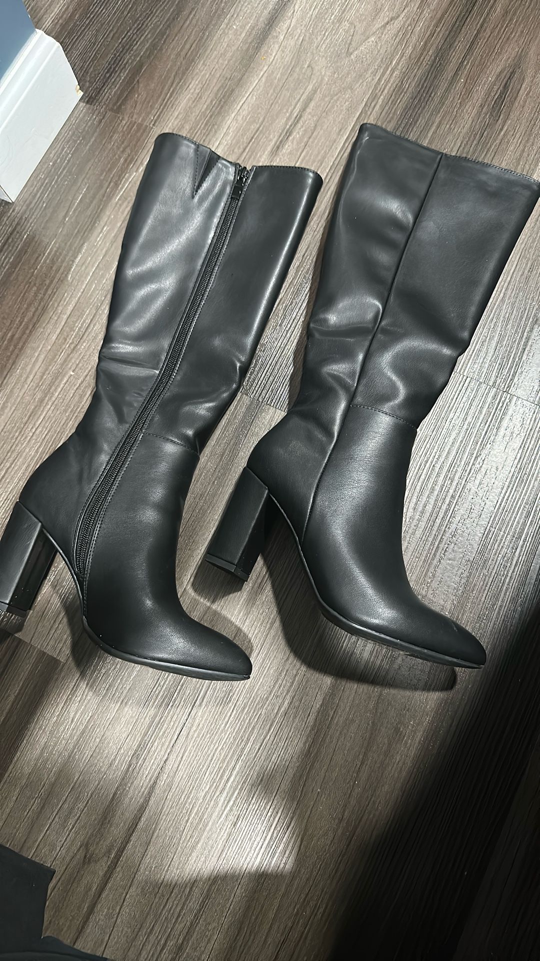 Knee High Leather Boots