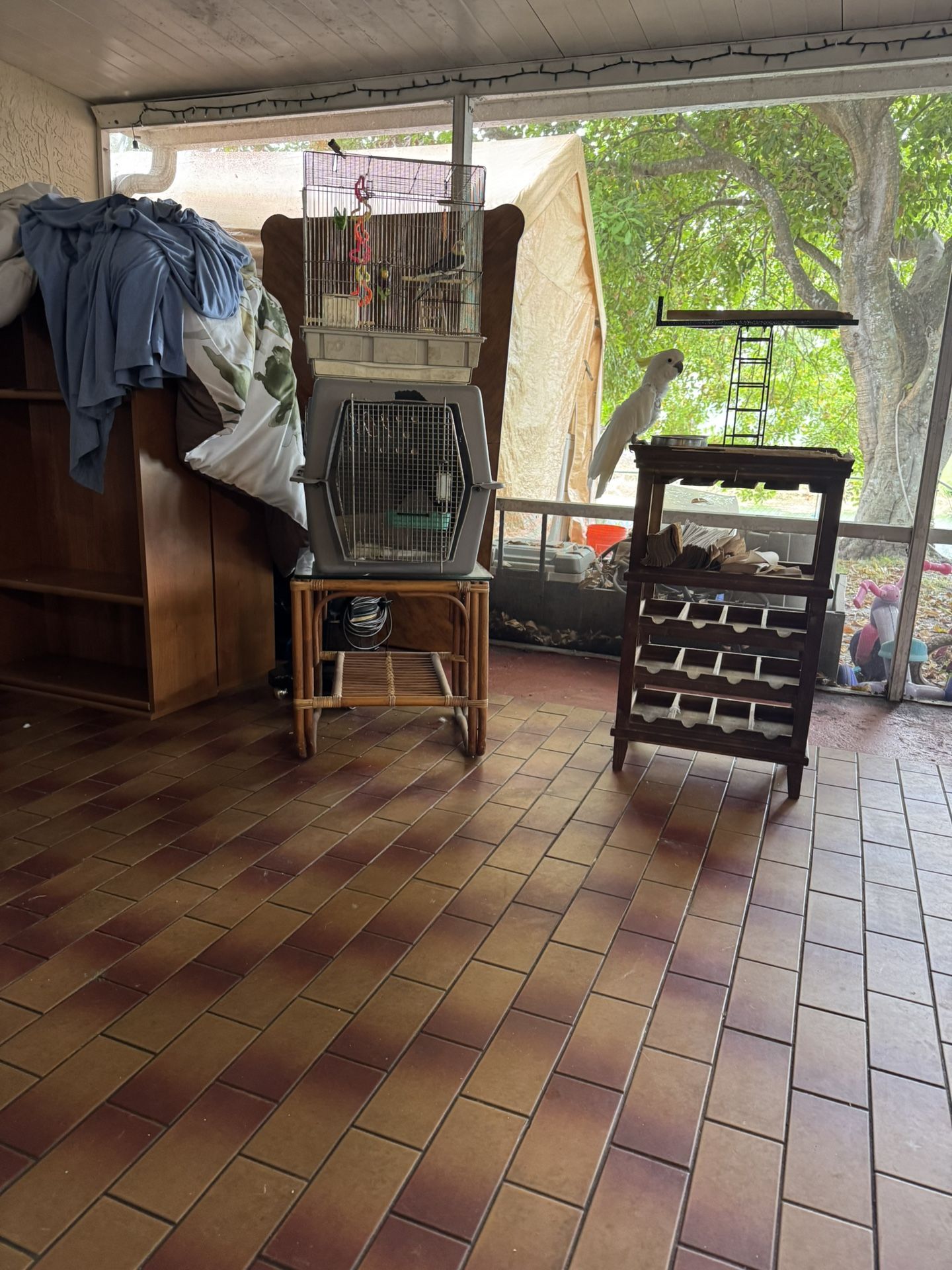 4 Wrought-Iron Swivel Bar Stools