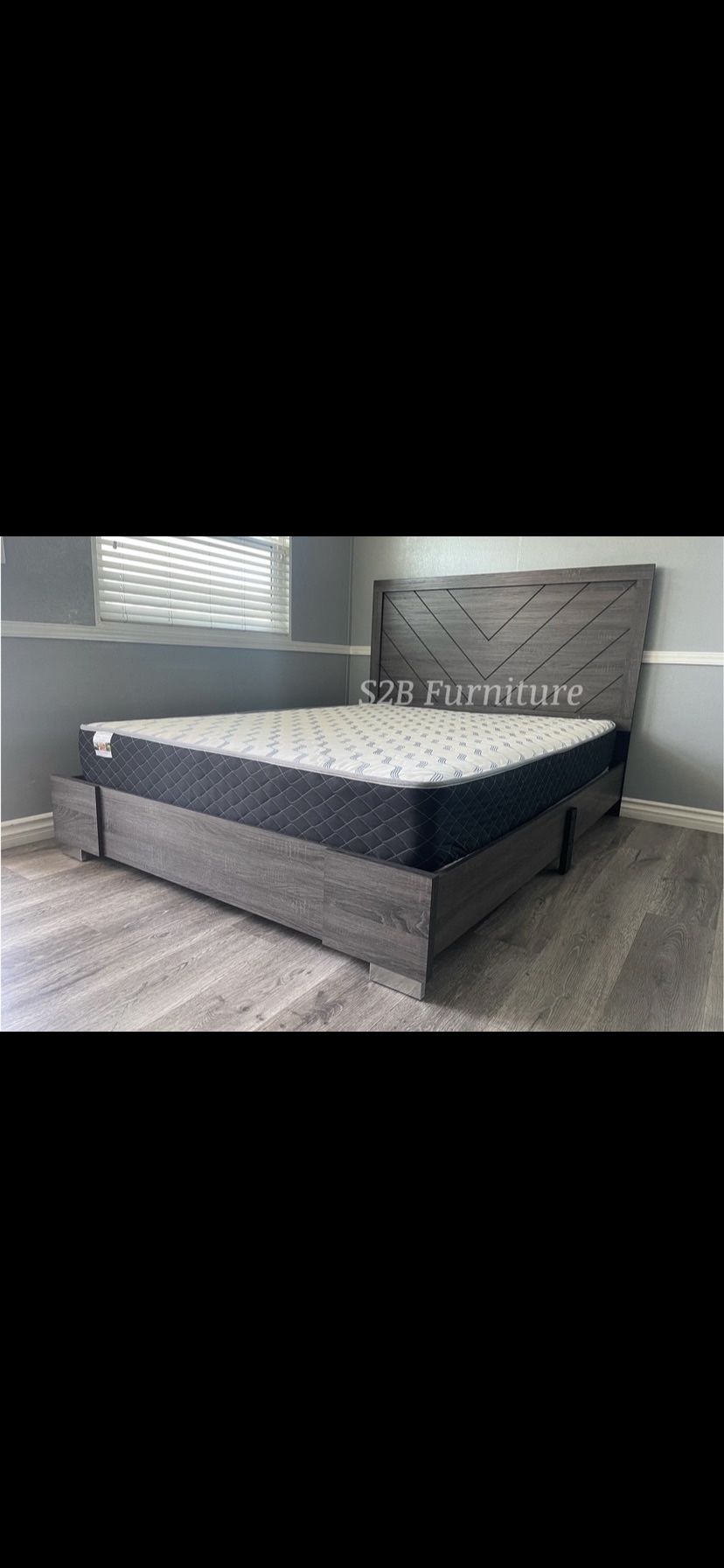 King Size Plain W Ortho Matres!!!!