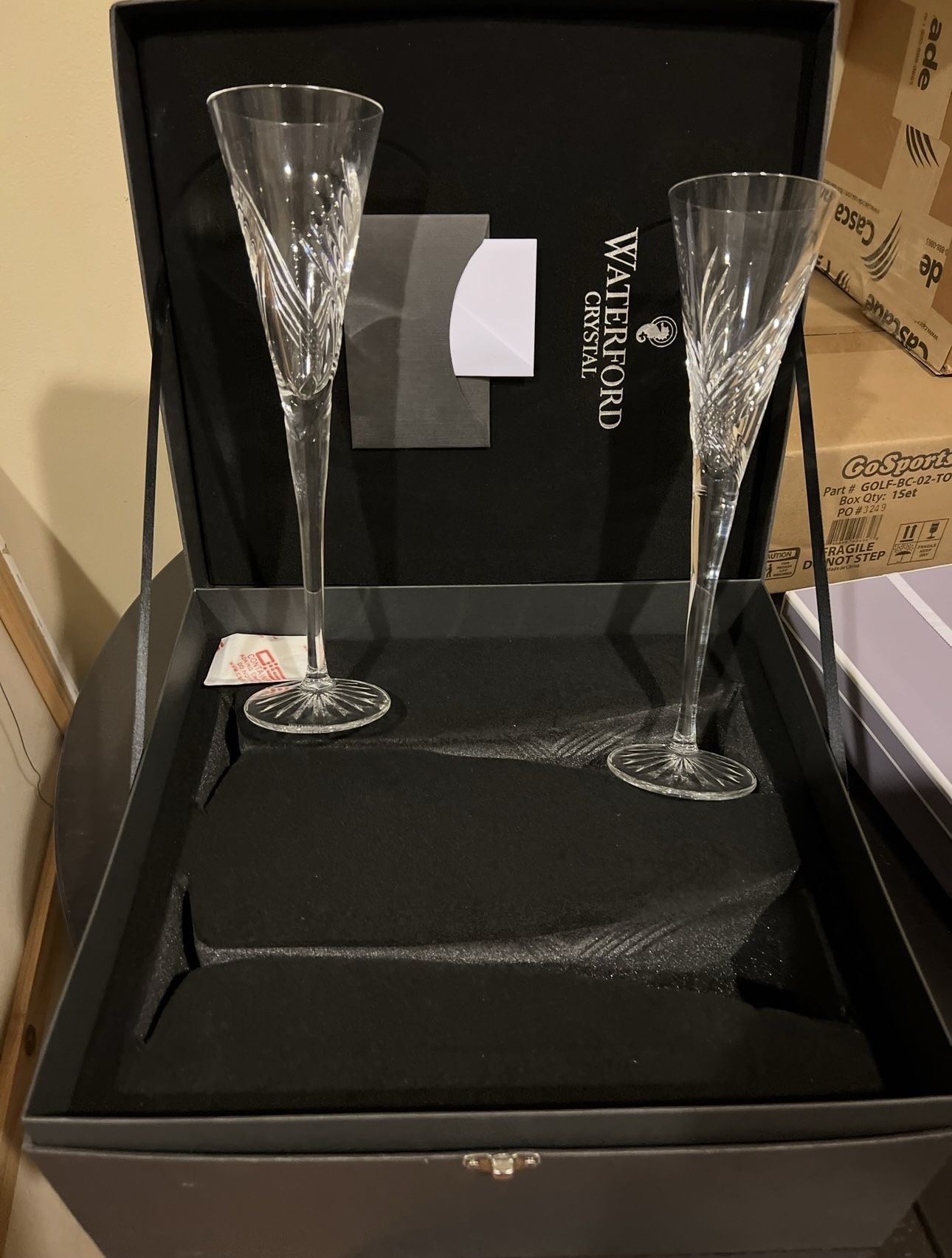 Champagne Flutes (2) Waterford