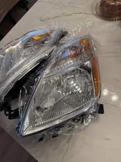 06-09 Toyota Prius Clear Headlights Halogen Head Lamps Left+Right 