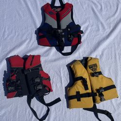 kids life vests (bundle)