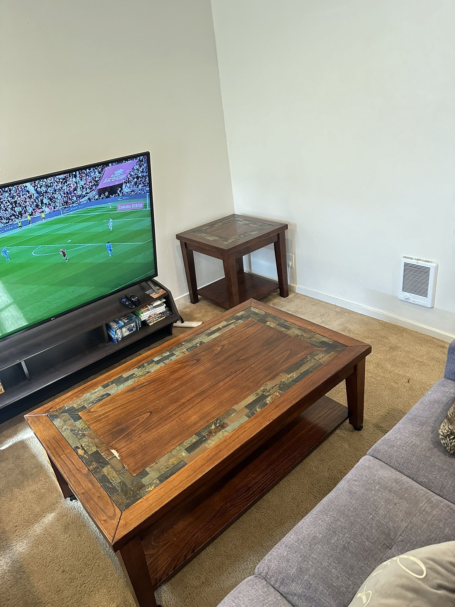 Wooden ottoman/coffee table