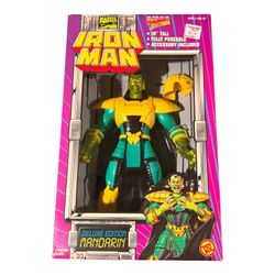 1994 Toybiz Iron Man Deluxe Edition Mandarin 10" Action Figure Marvel #46602 NIB