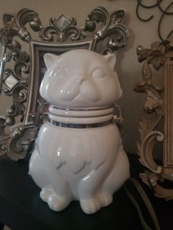 Ceramic Cat canister,cookie jar,container