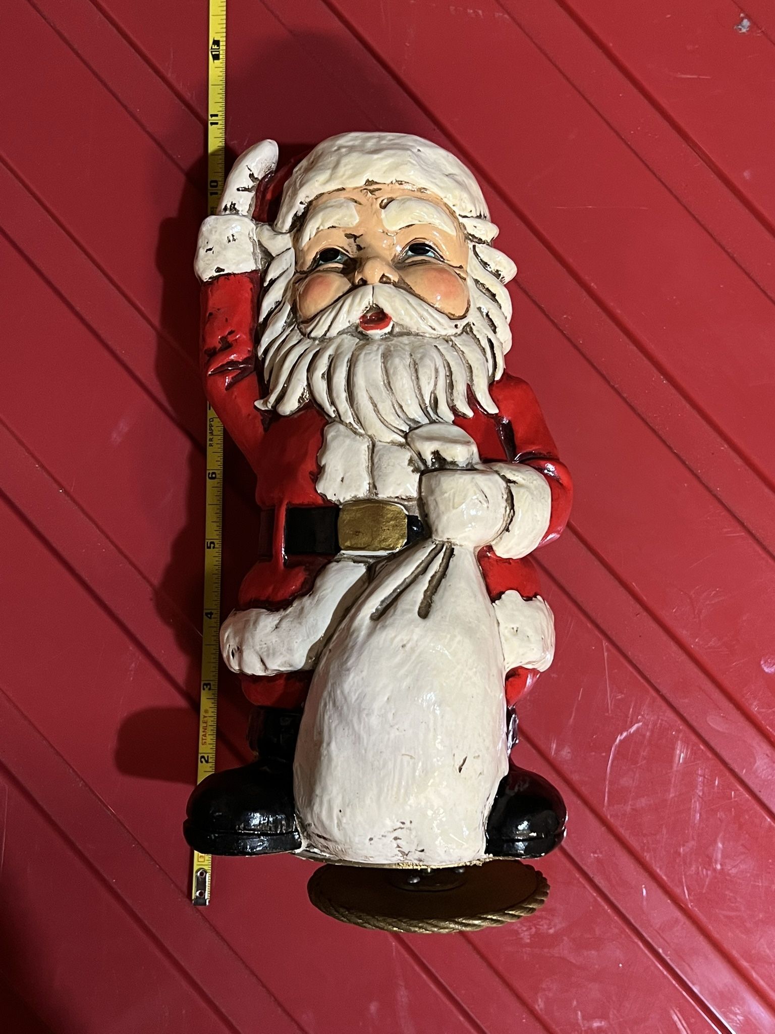 Musical Revolving Vintage Santa
