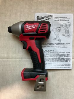 Milwaukee. M18 Lithium-Ion Cordless 1/4’’ HEX Impact Driver (Tool Only). 2650-20.