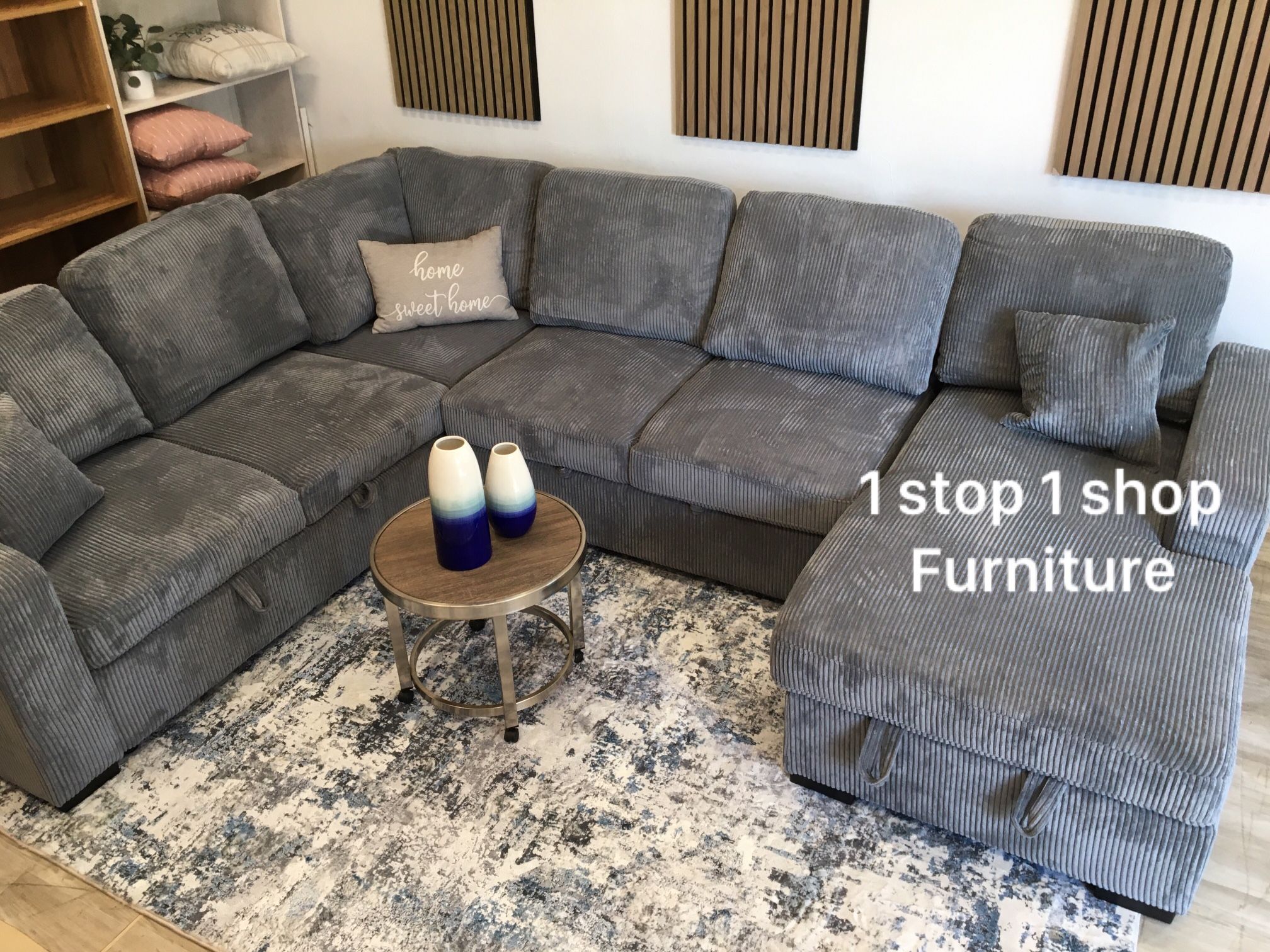 On Sale $649 No Tax Sectional Sofa Sleeper