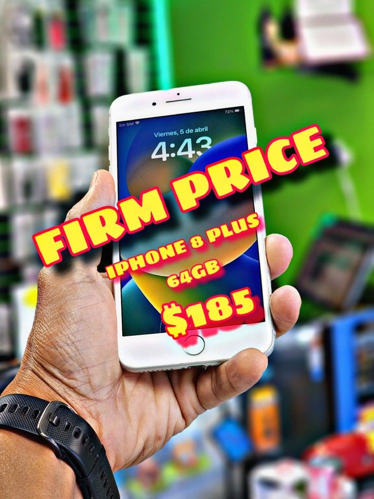 Iphone 8 plus 📲 unlocked 64gb 💫$185