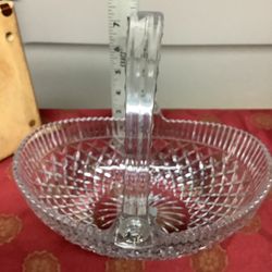 Mikasa Glass Basket, Plastic Hanger