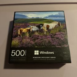 Windows Spotlight Series 500 Piece Jigsaw Puzzle 