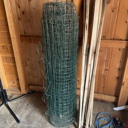 Galvanized Steel Green PVC Fence 