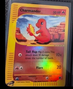 Charizard reverse holo expedition Pokémon card