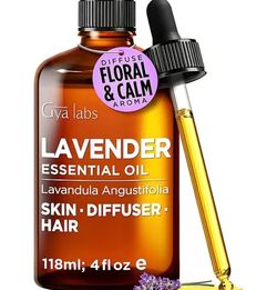 Gya Labs Essential Oil - 4 Fl Oz Frankincense Oil for Hair, Skin, Diffuser, Aromatherapy & DIY Candle Making Scent