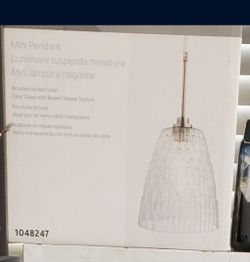 Clear Glass Pendant Light