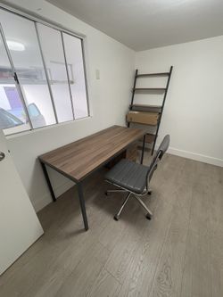 Computer Desk With Stand Alone Shelf