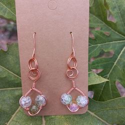Copper Tone Earrings 
