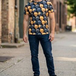 ​Revolucion and Reaccion Occult Skull Graphic T-Shirt - Memento Mori Alchemy Medium